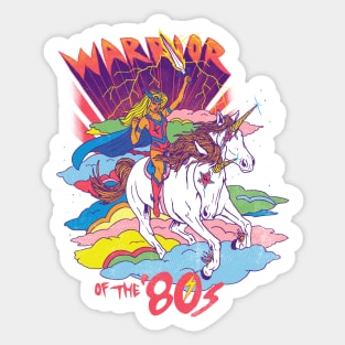 Warrior of the '80s Sticker